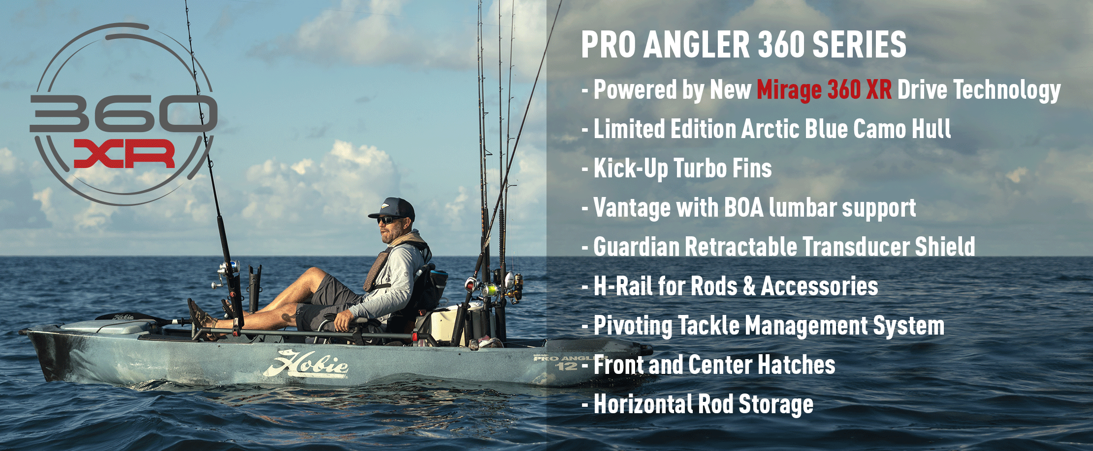 Mirage Pro Angler 14 with 360XR Drive Technology